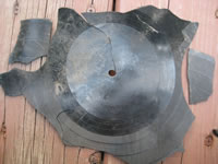  Broken and warped pieces of vinyl records can still be found at the former ARP site in Owosso