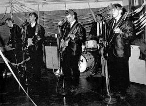 Band X (L to R) Jim Toczynski, Al Swanson, Dan Hansen, Bob Doleys, Jay Fortier