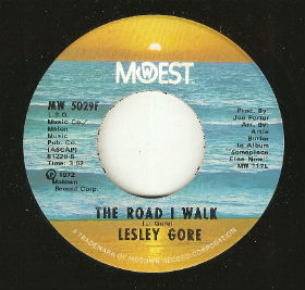 This Lesley Gore single on the MoWest label was pressed at ARP in 1972