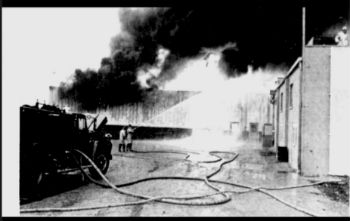The 1972 fire that destroyed the American Record Pressing building