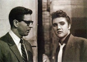 Bill Randle and Elvis Presley