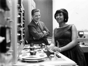 John Hammond with Aretha Franklin