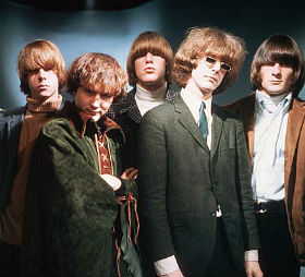 The Byrds (L to R) Chris Hillman, David Crosby, Michael Clarke, Jim McGuinn, Gene Clark