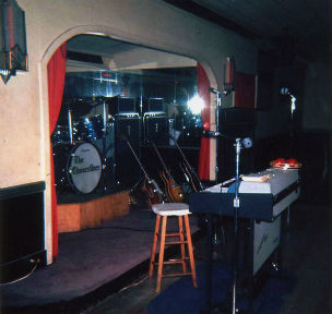 Club Ponytail's indoor stage