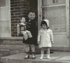Cub and sister Andrea 1952
