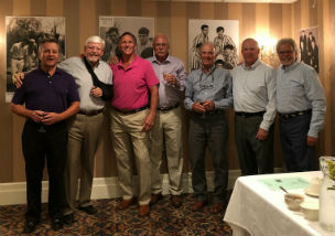 Excels Reunion (L to R) G. Stockero, E. Rogers, S. Contardi, C. Sullivan, T. Quirk, C. Holm, K. Forrest