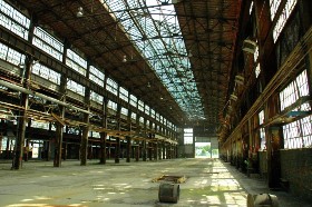 Abandoned industrial building in Bay City