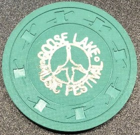Goose Lake poker chip token