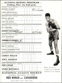 Gordy fight card 1948