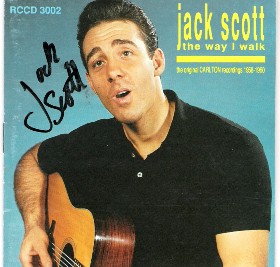 Photo of CD booklet, autographed by Jack, was one of the items that was sent via FedEx