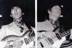 Photos of George Harrison and John Lennon taken by Leach in Detroit