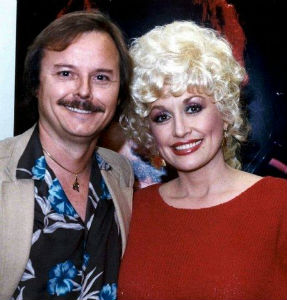 Leach with "96 Tears" fan Dolly Parton