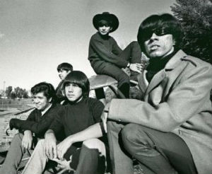 ? and The Mysterians 1966 (L-R) Eddie Serrato, Frank Rodriguez, Frank Lugo, Bobby Balderrama, Question Mark