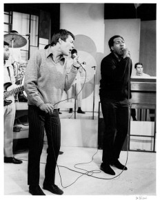 Mitch Ryder and Otis Redding performing on the Upbeat television show