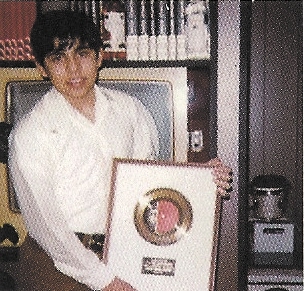 Frank Rodriguez with "96 Tears" Gold Record
