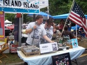 Tony Oetjen and Pam Nardella at the Ronnie I Tribute at Lead East