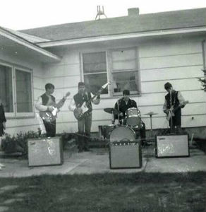 First photo of the Riot Squad (L To R) Jim Joque, Bob Anzalone, Dan Curran, Brendan Williams