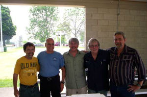 2013 reunion: (L to R) G. Curran, B. Anzalone, J. Joque, D. Curran, D. Stannard