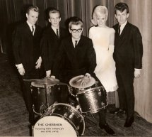 Chessmen 1964 (L-R) Eric Jensen, Johnny Lodge, Rusty Gilbert, Joie Jaye, Roy Hockley