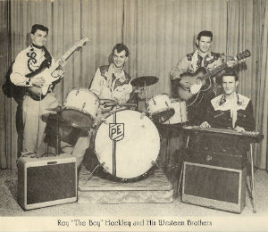 Hockley (2nd from R) with Westeen Bros.