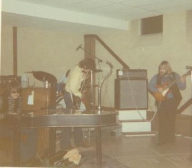 January 1970: Seanor, Zack (hidden), Jacquez, and Koss.