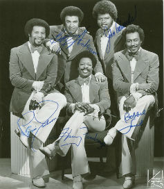 Spinners 1980's: (L to R) Jackson, Henderson, Fambrough, John Edwards, and Smith