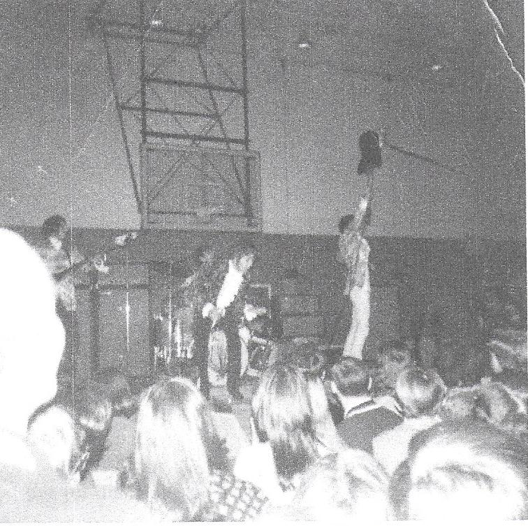 Pete Townshend about to smash his guitar at Union Catholic