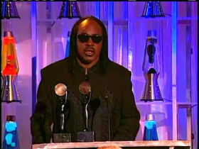 Stevie Wonder inducting Little Willie John into the Rock and Roll Hall of Fame