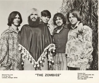 Excels as "The Zombies" (L to R) Terry Quirk, Howard Ylinen, Ed Rogers, John Heric, Garry Stockero