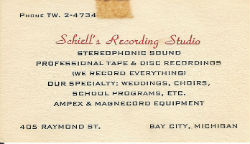 Art Schiell's business card