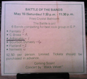 Battle of the Bands lineup