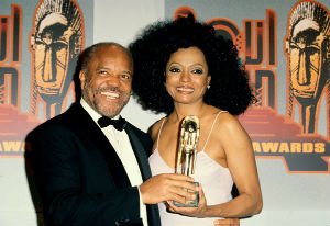 Berry Gordy Jr. and Diana Ross