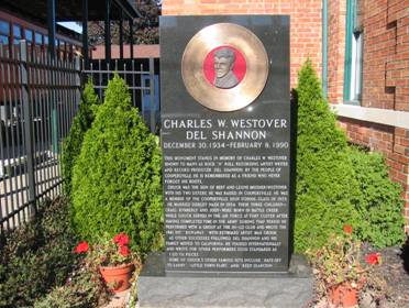 Del Shannon's memorial in Coopersville