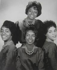 (Top) Diana Ross (Bottom L to  R) Betty McGlown, Mary Wilson, Florence Ballard 