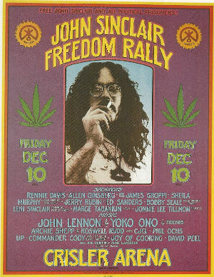 John Sinclair Freedom Rally poster