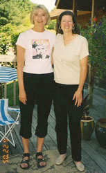 Deb and Jo in a recent photo