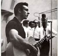 Scott recording with The Chantones