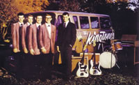 Kingtones and their tour van