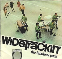 The Fabulous Pack - "Wide Trackin'" 45 picture sleeve